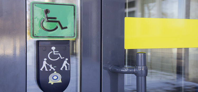 automatic handicap door opener in Ripon