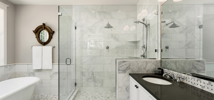 bathroom shower door installation in Ripon